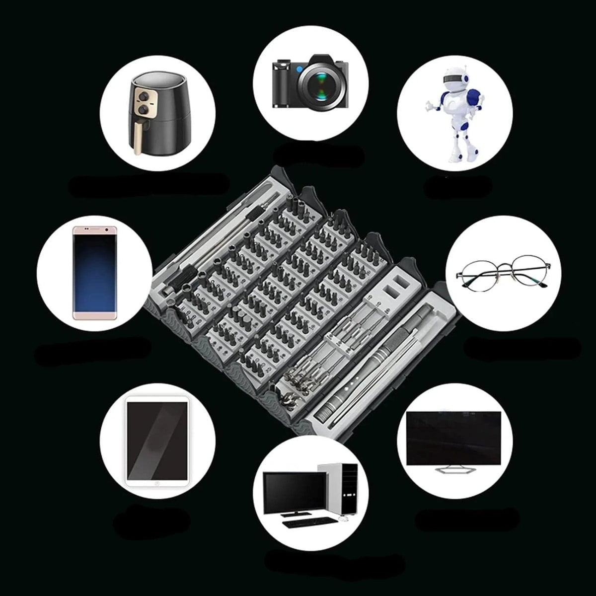 gadgets : UltraScrewdrive - Alles-in-één magnetische precisieschroevendraaierset in van Pantino