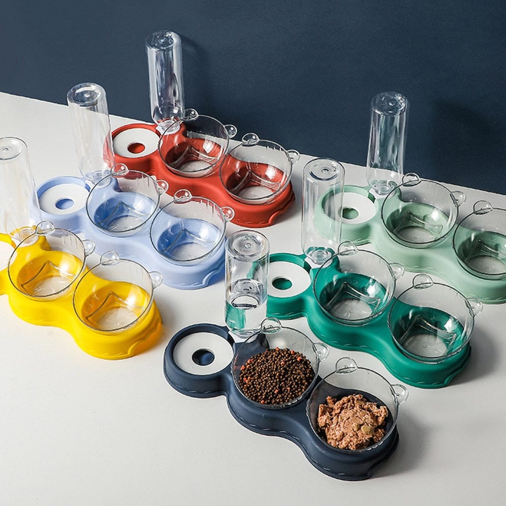 pets : 3-in-1 Karl Kattenvoerbak | Super handig voor jouw huisdier in van Pantino