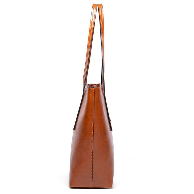 bags : Vintage Oil Wax Leather Tote Bag in van Pantino