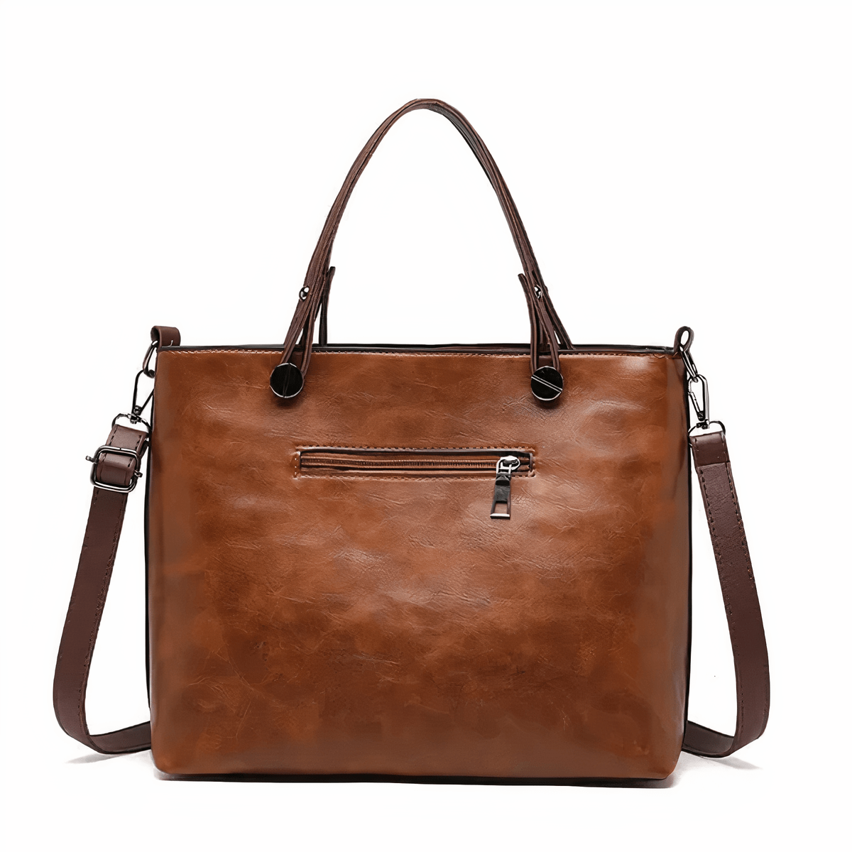 bags : Vintage schoudertas - Rosalie in Bruin van Pantino