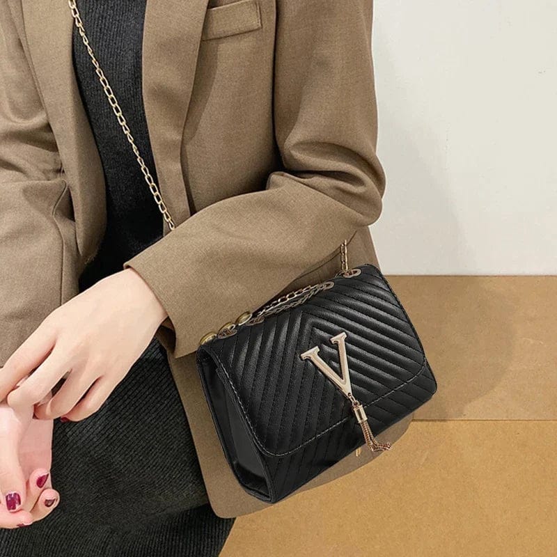 bags : Voulera™ - Leather shoulder bag for ladies in van Pantino