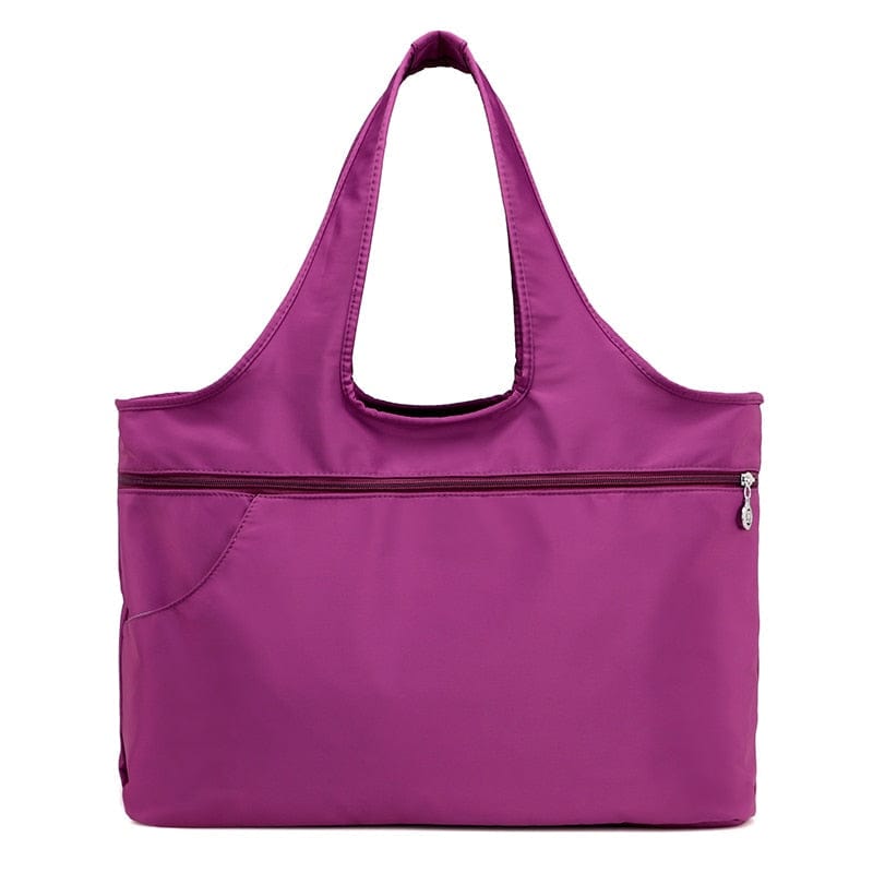 bags : Vrouwen Oxford Schoudertas in Paars van Pantino