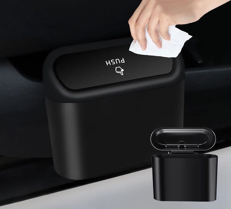 accessories : Vuilnisbak voor in de auto in Zwart van Pantino