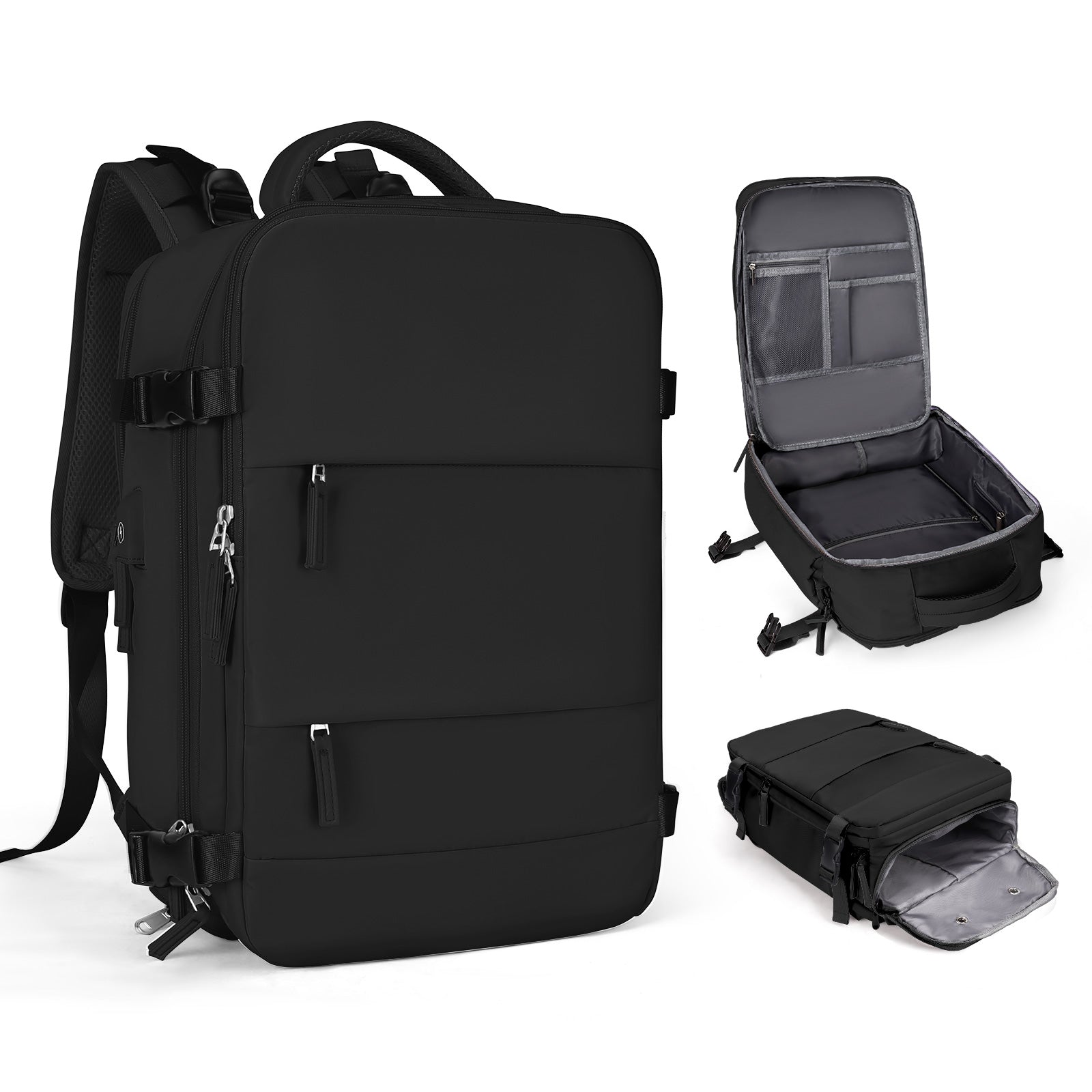 bags : Journey Rugzak™ in Zwart van Pantino