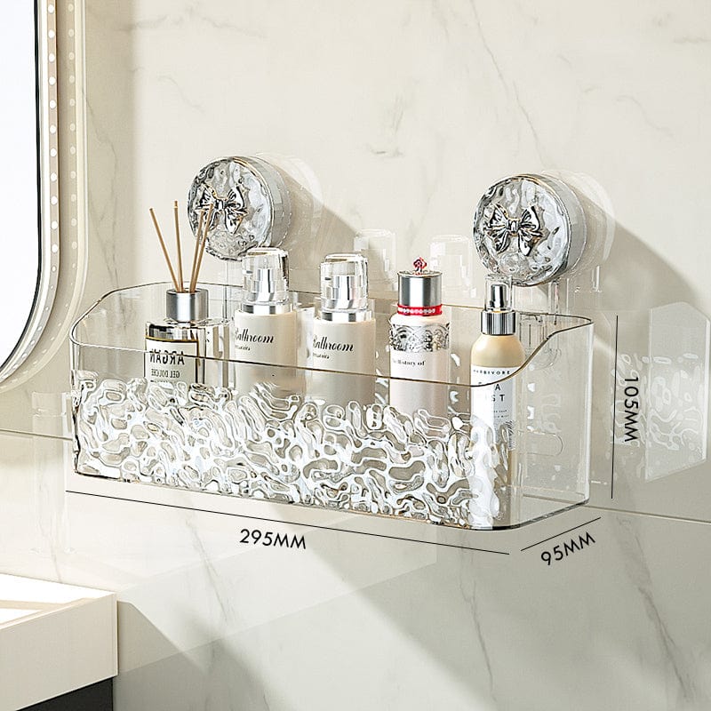 home & garden : WallRack - Gletsjer patroon zuignap plank in Stor (gratis 4 kroge) van Pantino