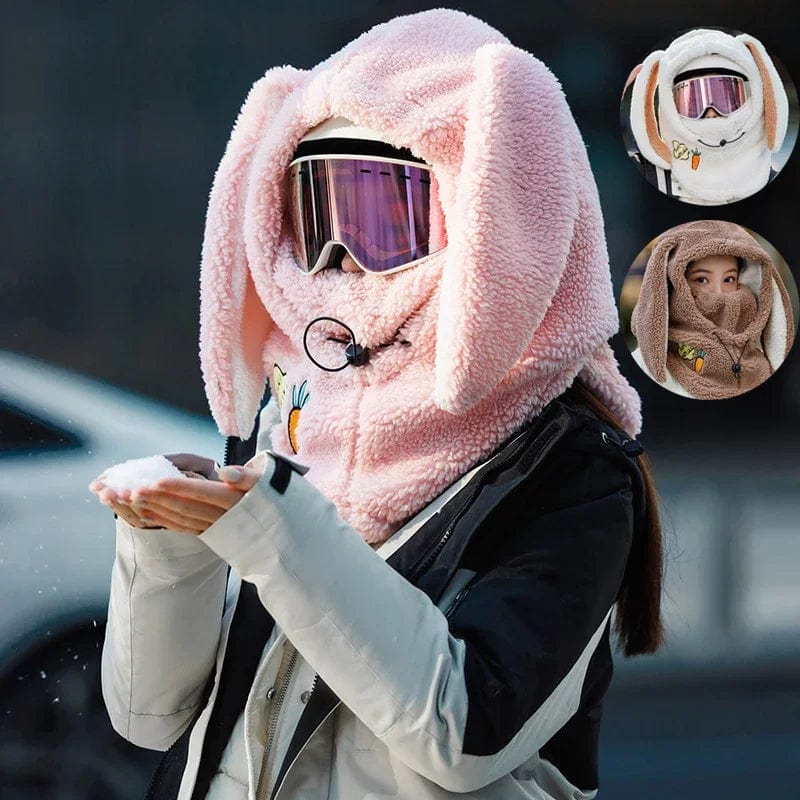 accessories : WarmHelmet - Konijnenoor Decoratieve Helmhoes in van Pantino