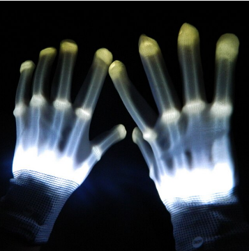 accessories : LED Neon Guantes™️ in Wit van Pantino