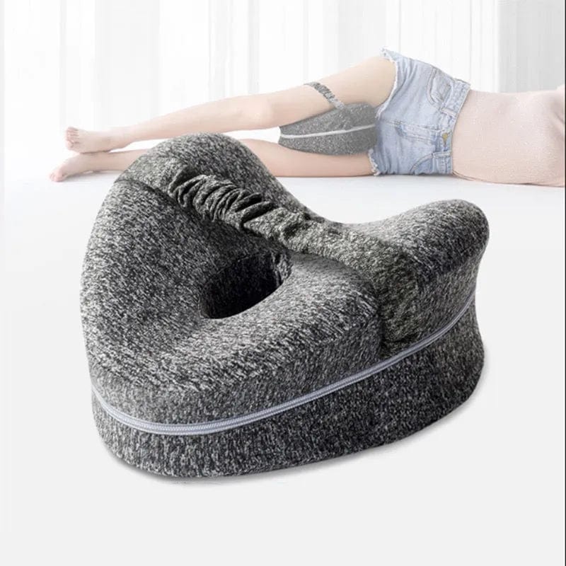 home & garden : Zawiqa Hip Pillow – Comfort en Ondersteuning voor een Betere Nachtrust | 1+1 GRATIS in Grijs van Pantino