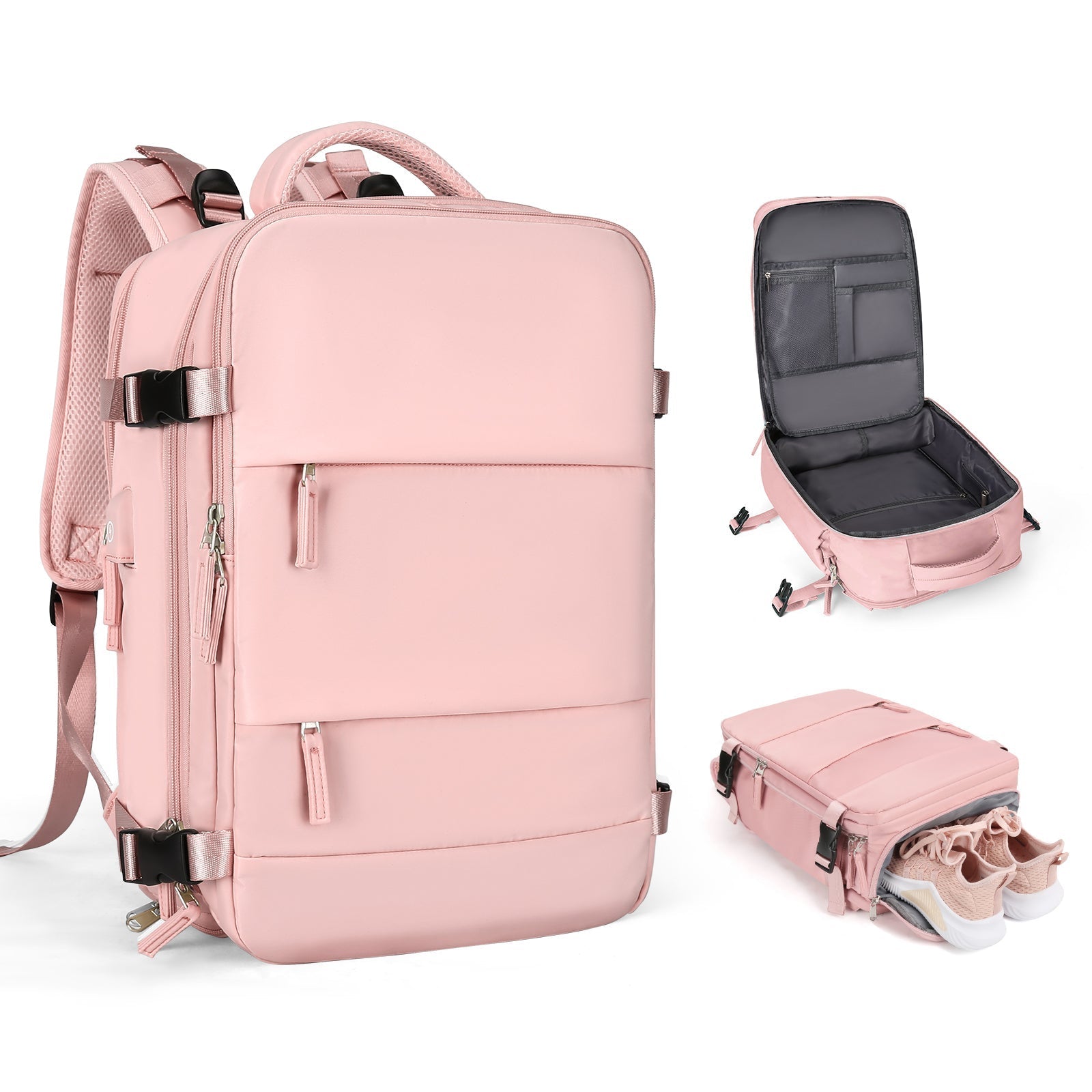 bags : Journey Rugzak™ in Roze van Pantino