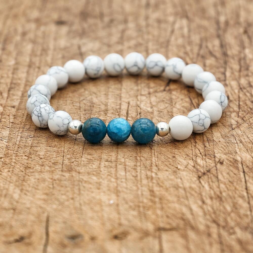 accessories : Zena™ - Spirituele Apatiet Armband in Wit van Pantino