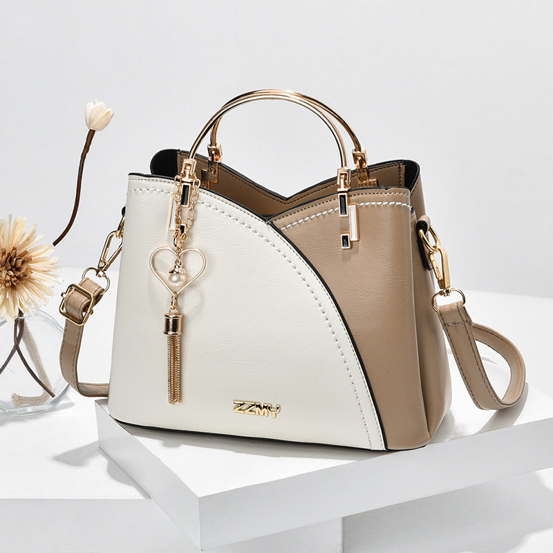 bags : Lolita Luxe Handtas in Wit Bruin van Pantino