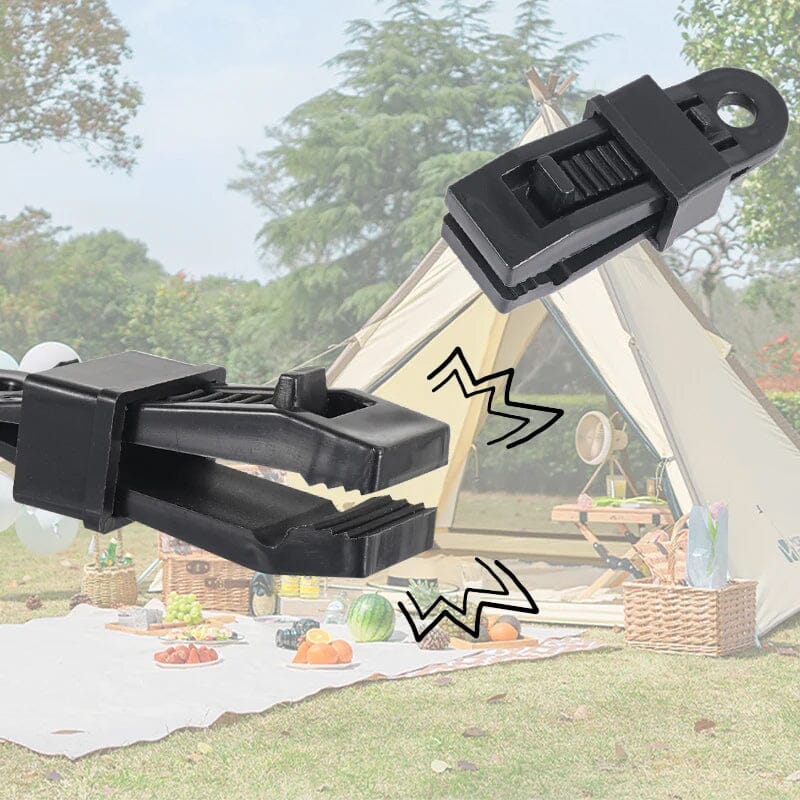 outdoor equipment : TarpLock™ - Verstelbare handvatclip ( 5 + 5 Gratis ) in van Pantino