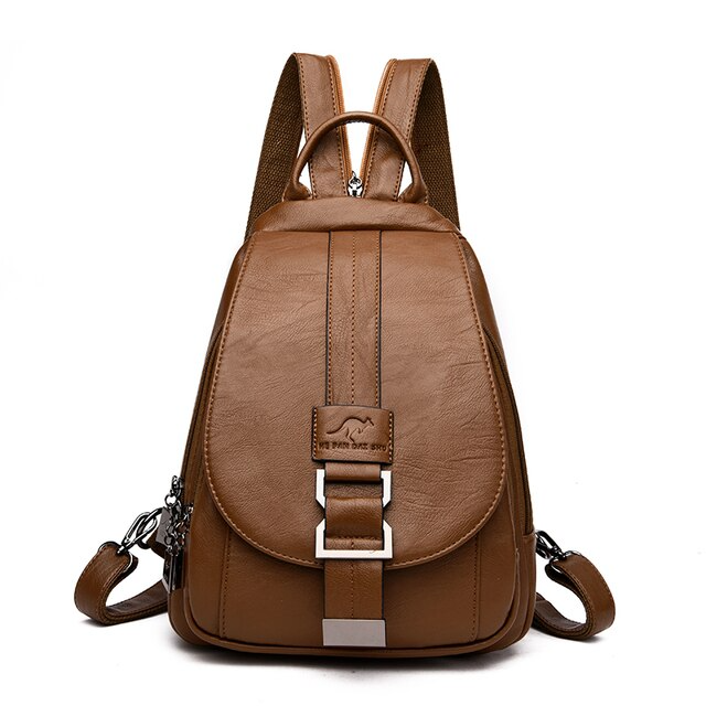 bags : LuxeBag™ | Lederen Dames Tas in Bruin van Pantino