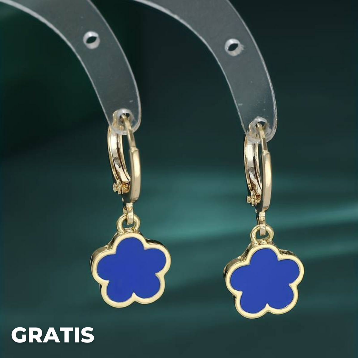 accessories : Emma Sterretjes Oorbellen | Breng geluk naar je toe! in Zwart van Pantino