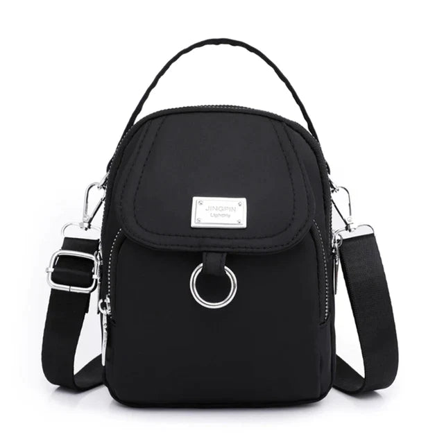 bags : Handbags - Vrouwen Nylon Crossbody Tassen in Zwart van Pantino