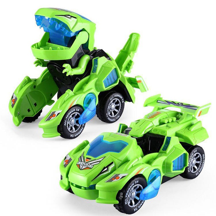 other : DinoCar™ - Dinosaur-transformerende bagdel in Groen van Pantino