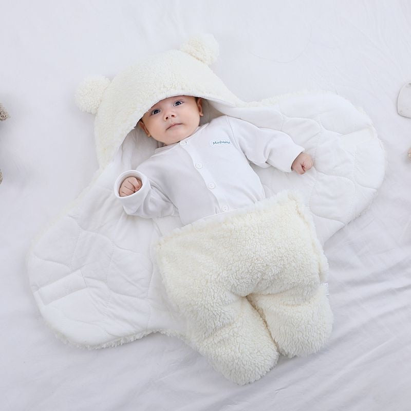 pets : De Bear Blanket™ | Meest knusse en veilige slaap! in Parel Wit van Pantino