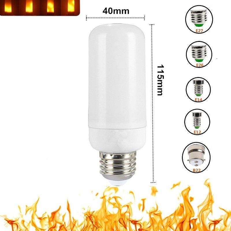 home & garden : LED Vlameffect Gloeilamp in Groot (9W) E27 van Pantino