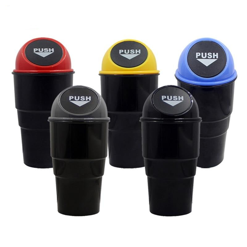 accessories : Mini Auto Prullenbak in rood van Pantino