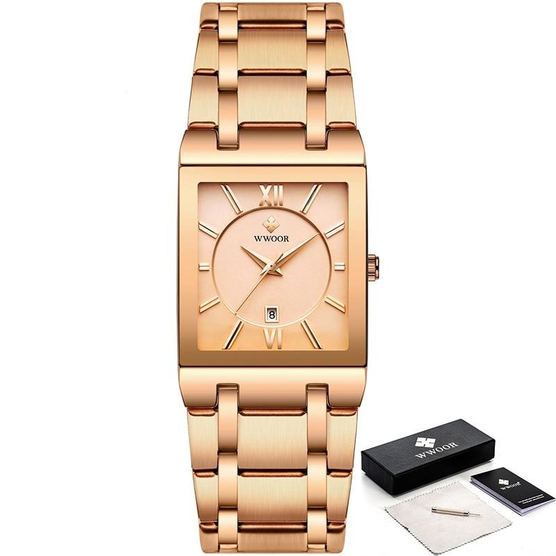 watches : Heren Luxe Quartz Polshorloge in Rose van Pantino