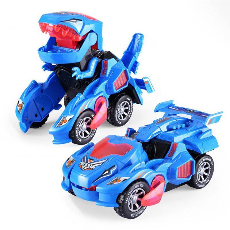 other : DinoCar™ - Dinosaur-transformerende bagdel in Blauw van Pantino