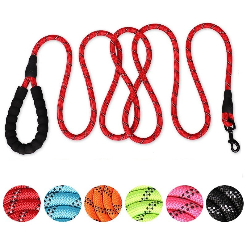 pets : Reflecterende Honden Riem™ | Wandel 's Avonds Veilig Met Jouw Trouwe Viervoeter in Rood van Pantino