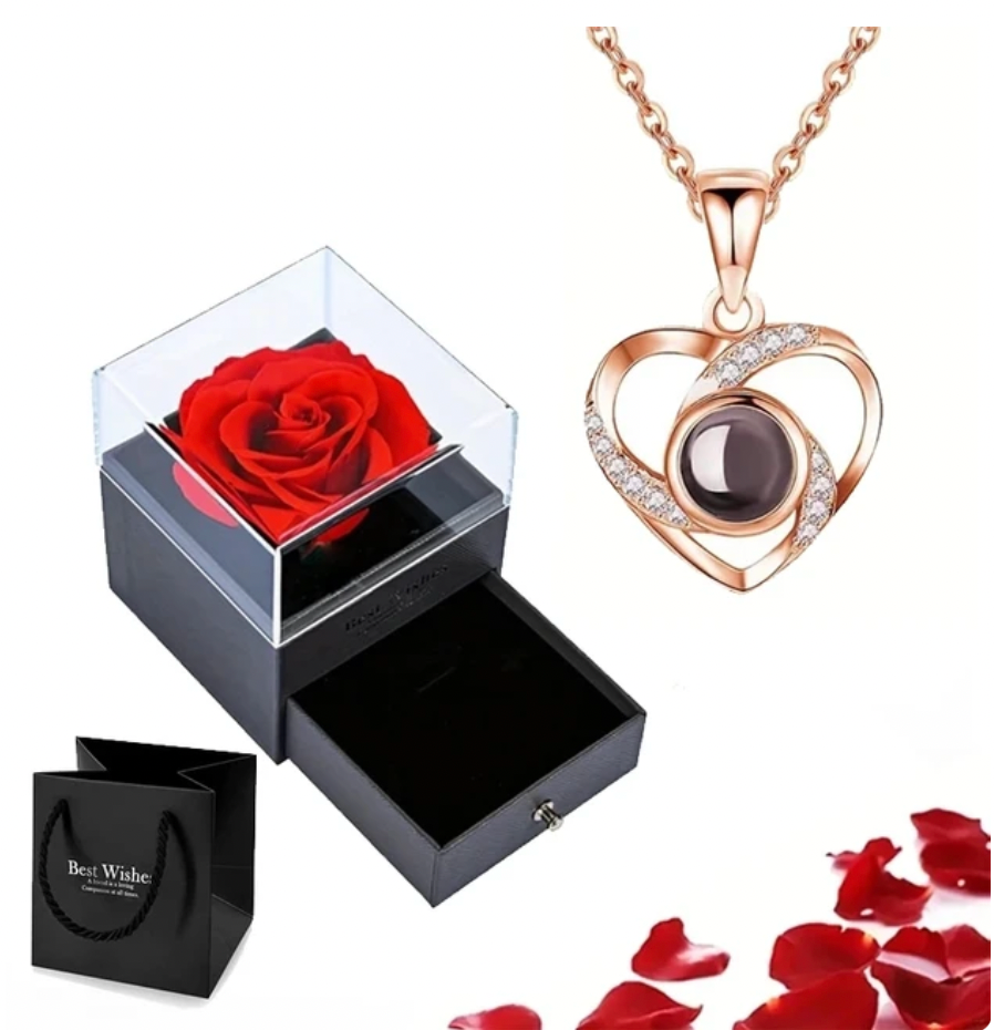 accessories : HeartBox - Sieraden Geschenkdoos in Goud van Pantino