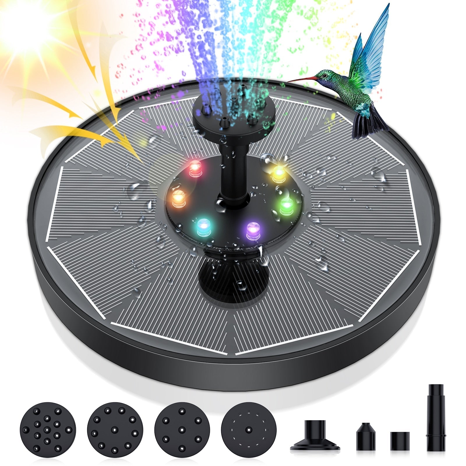 outdoor equipment : LED Zonne Water Fontein in van Pantino