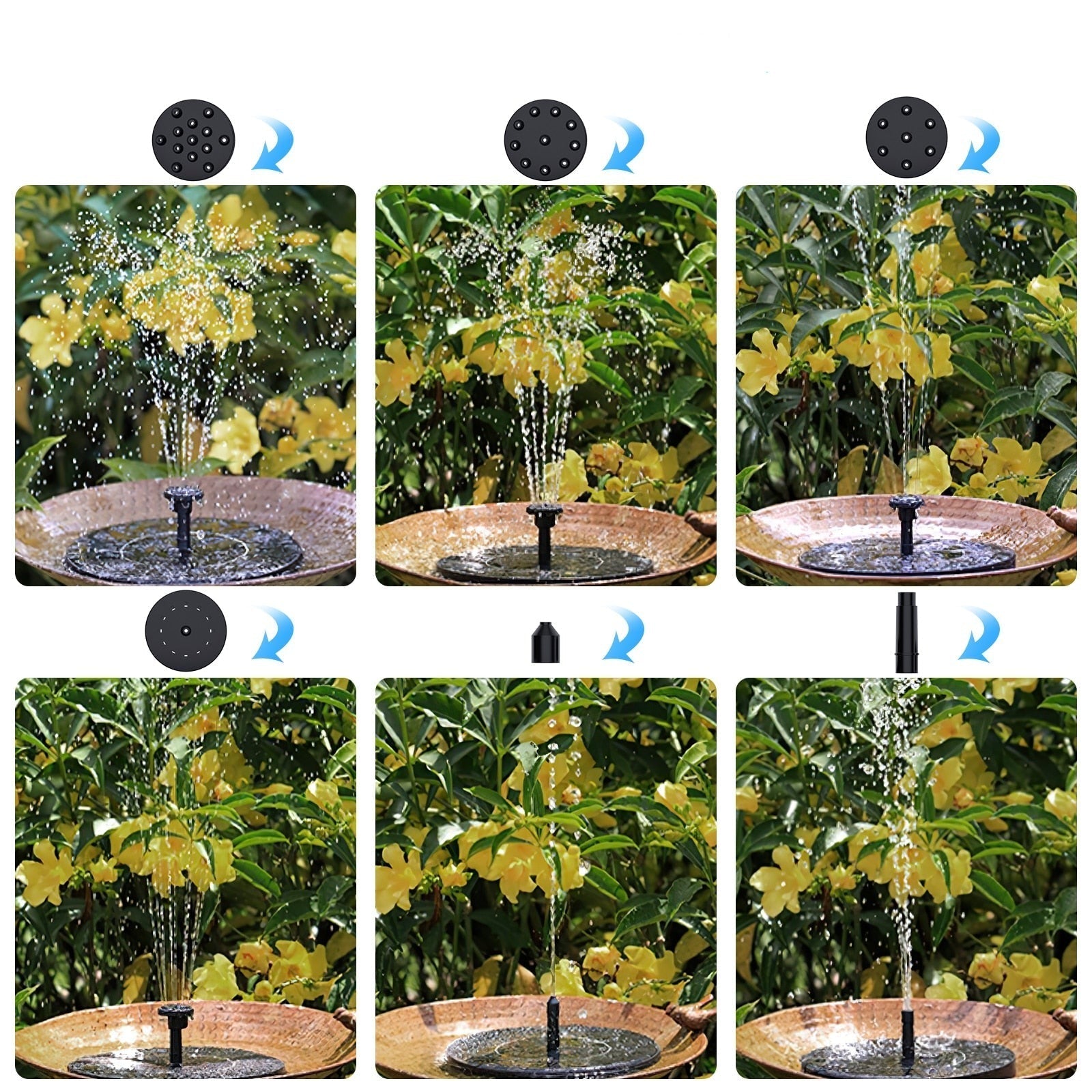 outdoor equipment : LED Zonne Water Fontein in van Pantino