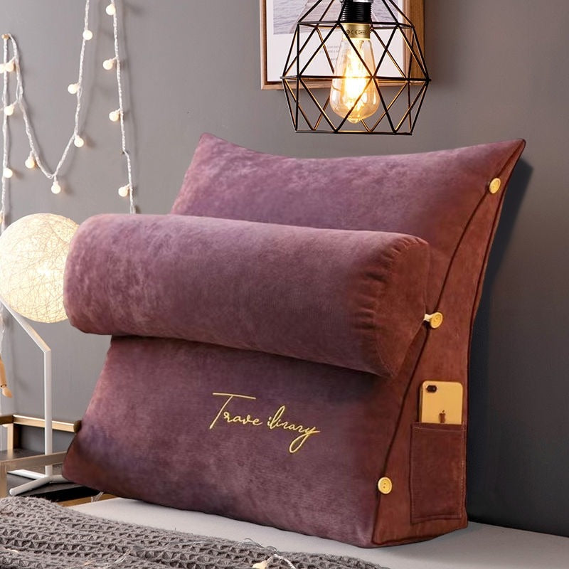 home & garden : SleepingPillow - Driehoek Lees Rugleuning Kussen in Paars van Pantino