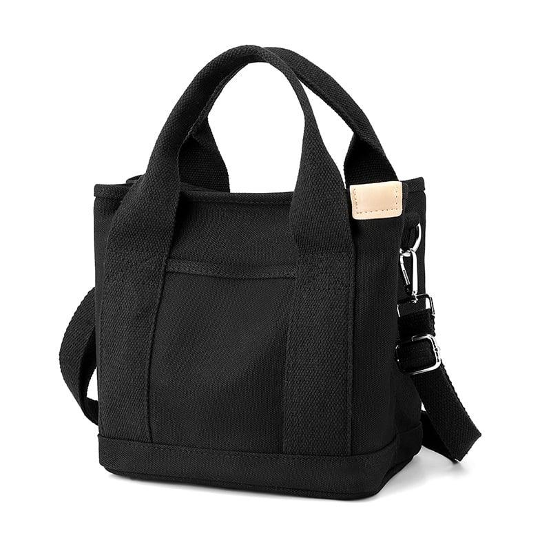 bags : CanvasBag™ - Vrouwen Kleine Kruistas (1+1 GRATIS) in Zwart (3 stuks beschikbaar) van Pantino