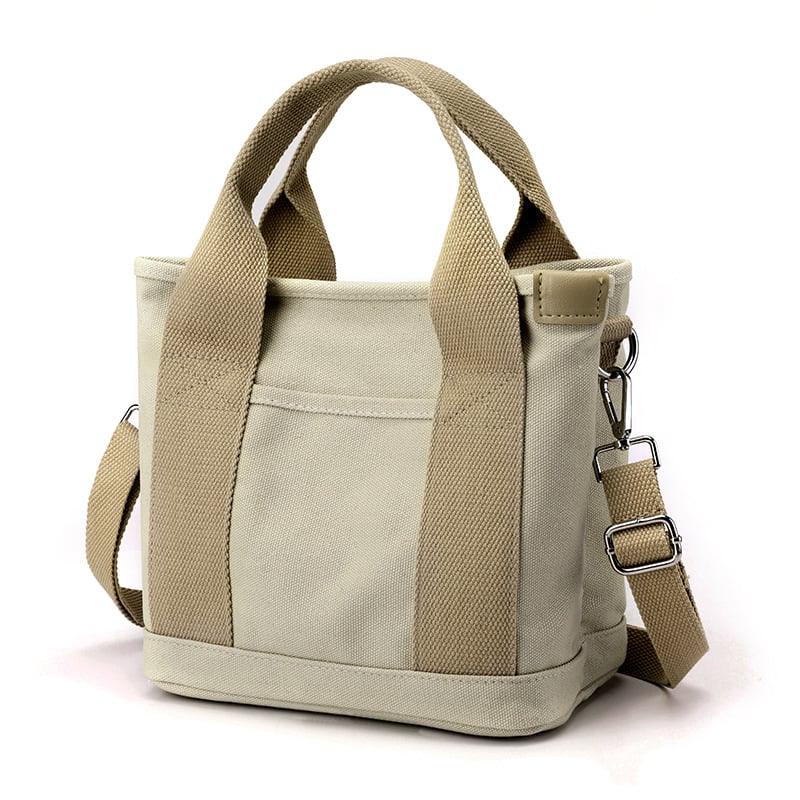 bags : CanvasBag™ - Vrouwen Kleine Kruistas (1+1 GRATIS) in Beige van Pantino