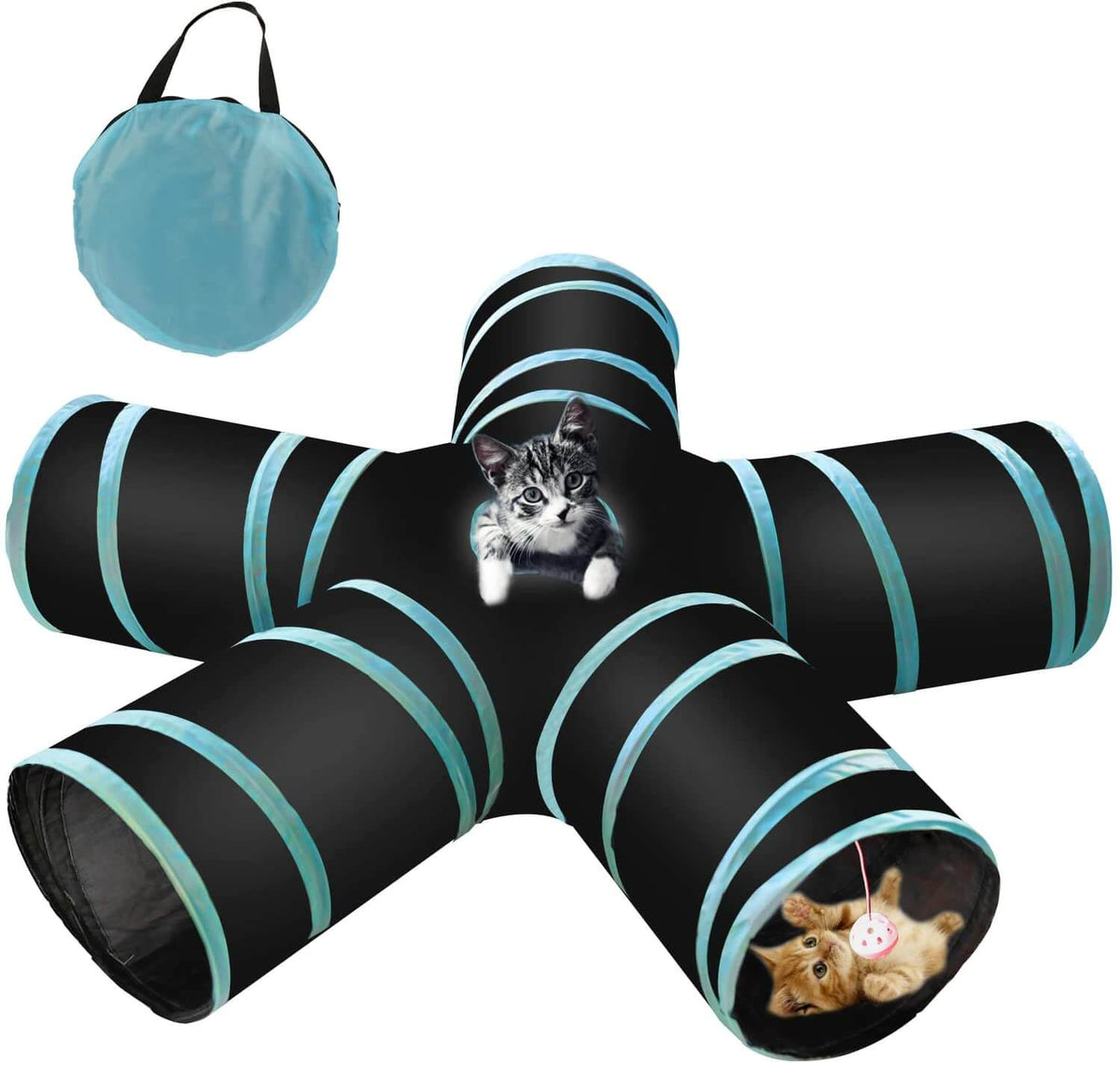 pets : Opvouwbare Kattenspeeltunnel in van Pantino