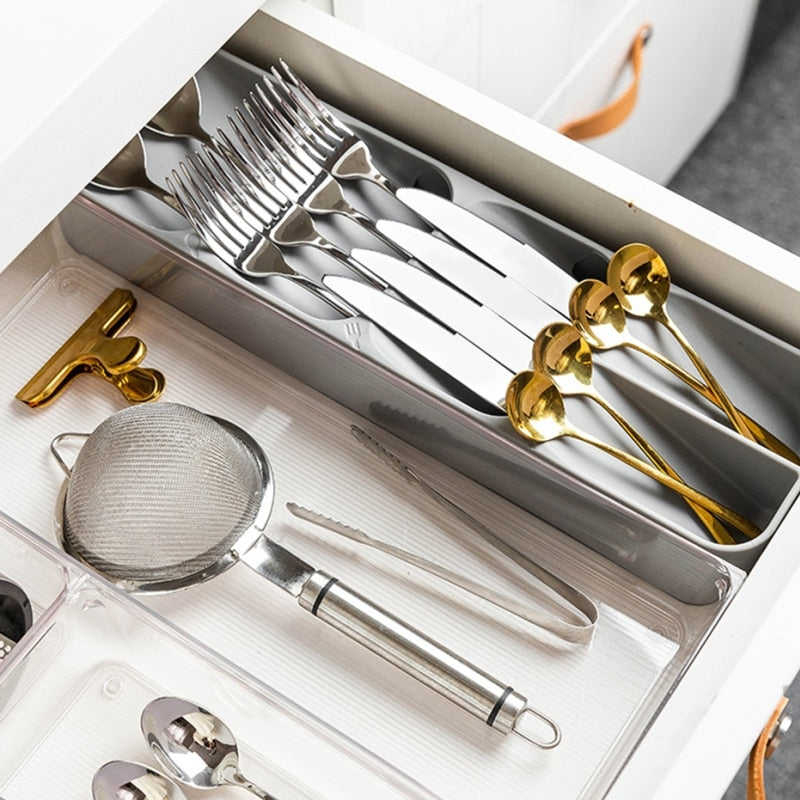 home & garden : CutleryOrganizer™ | Compacte Keukenbestek Organiser in van Pantino