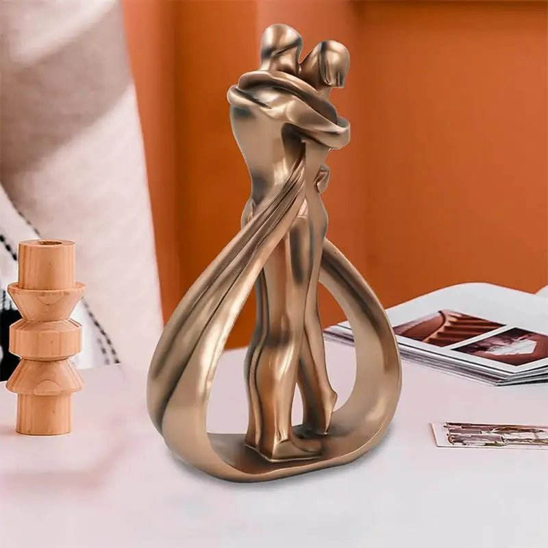 home & garden : Everlasting Embrace - echtparen beeldje in van Pantino