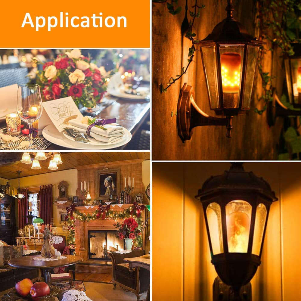 home & garden : LED Vlameffect Gloeilamp in van Pantino