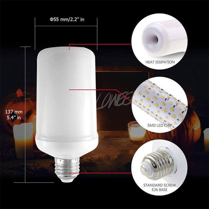 home & garden : LED Vlameffect Gloeilamp in van Pantino