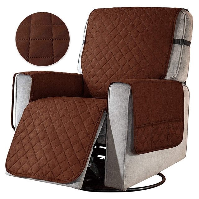 home & garden : Luxelounger™ - Universele fauteuil hoes in Bruin van Pantino