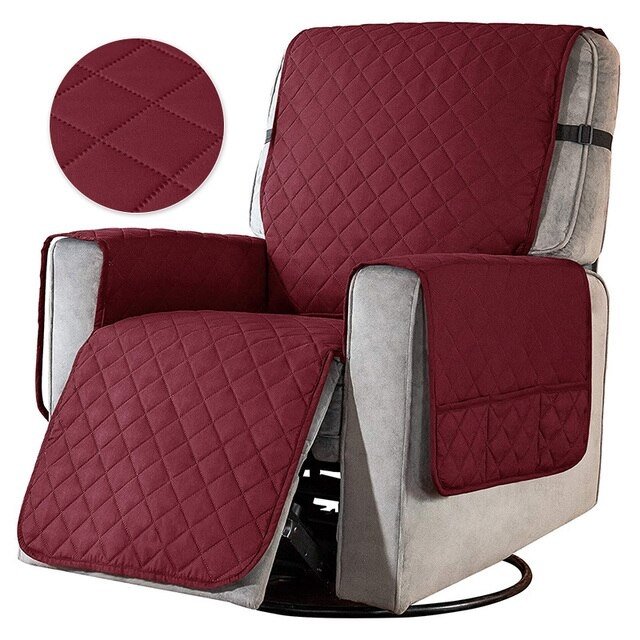home & garden : Luxelounger™ - Universele fauteuil hoes in Rood van Pantino
