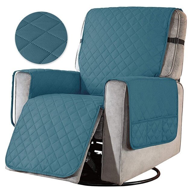 home & garden : Luxelounger™ - Universele fauteuil hoes in Blauw Groen van Pantino