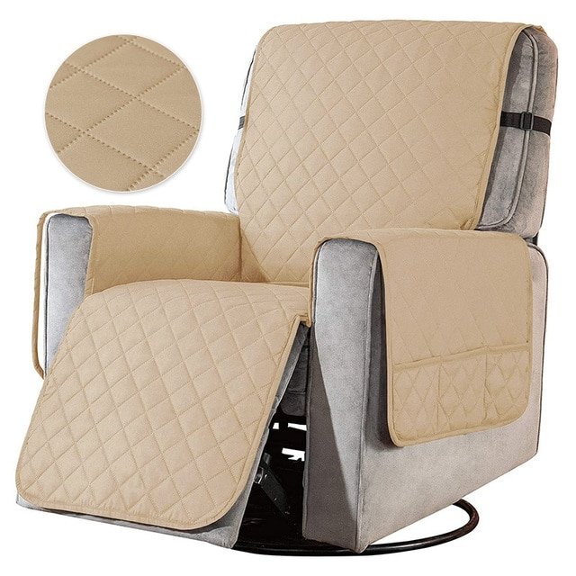 home & garden : Luxelounger™ - Universele fauteuil hoes in Beige van Pantino