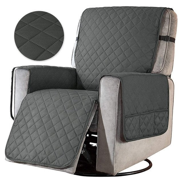 home & garden : Luxelounger™ - Universele fauteuil hoes in Grijs van Pantino