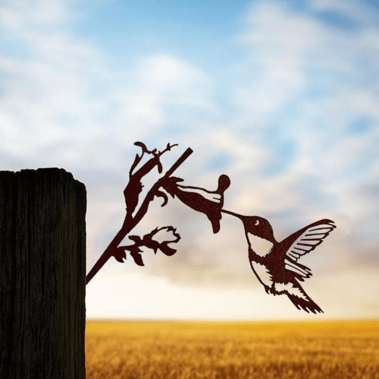 home & garden : Metalen Kolibrie Kunst Werf in van Pantino