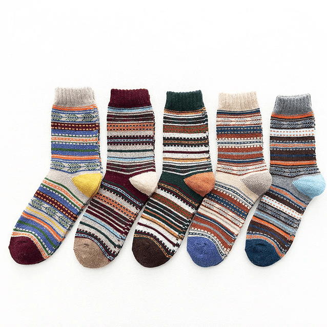 men's fashion : PantinoSocks™ Winter Sokken | Warm, Comfortabel & Duurzaam in Espen (5 paar) van Pantino