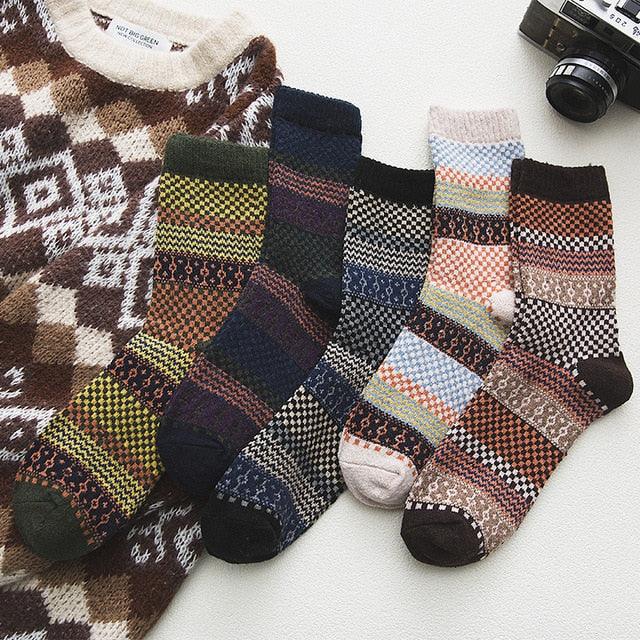 men's fashion : PantinoSocks™ Winter Sokken | Warm, Comfortabel & Duurzaam in Tore (5 paar) van Pantino
