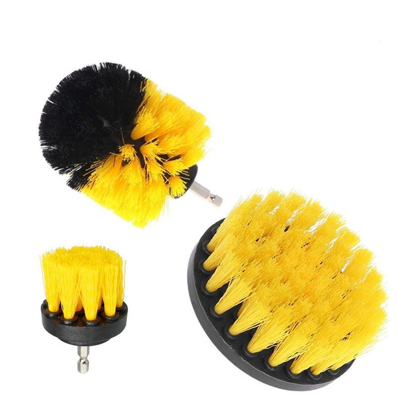 gadgets : PowerScrub™ - 3x opzetborstelset in Geel van Pantino