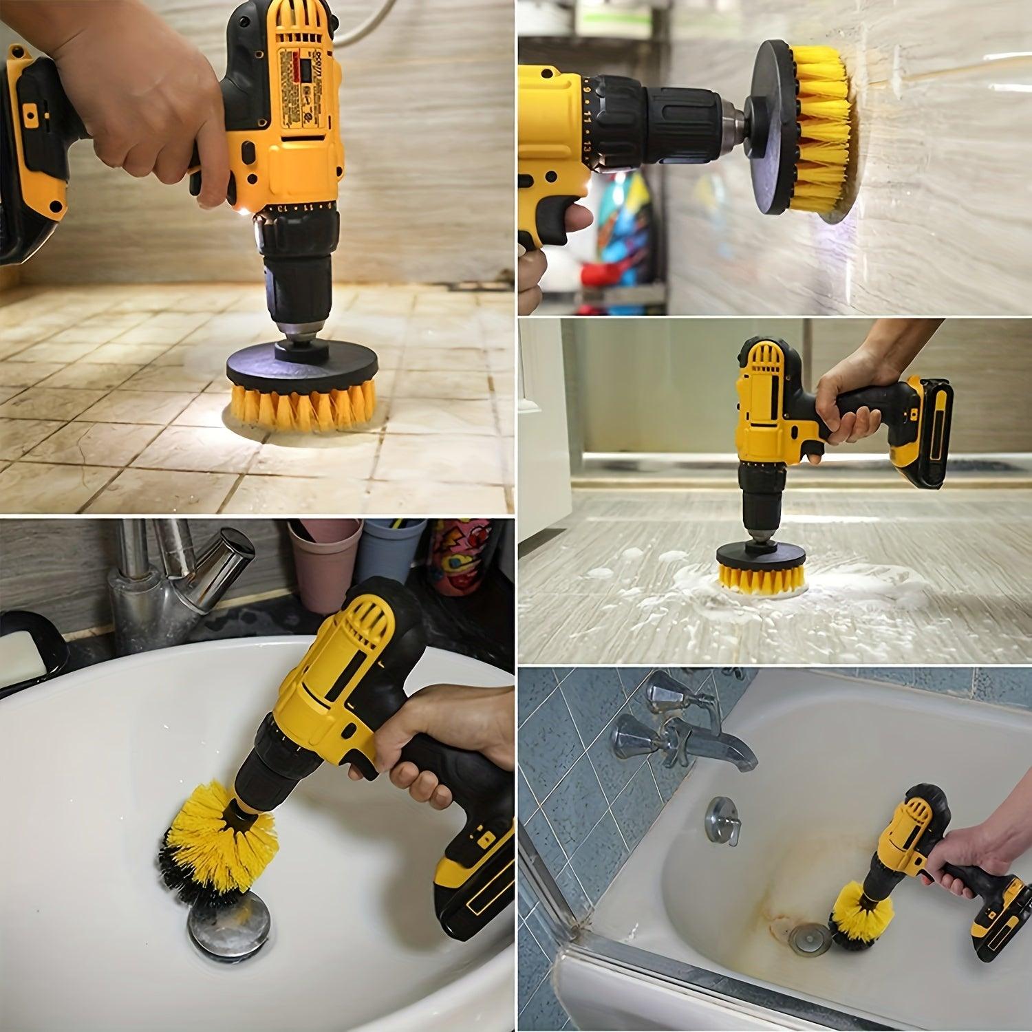 gadgets : PowerScrub™ - 3x opzetborstelset in van Pantino