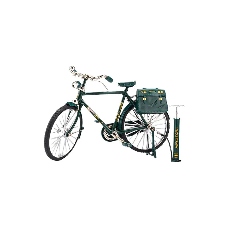 home & garden : RetroBike™ Miniatuur Fiets - Uniek & Stijlvol in Groen van Pantino