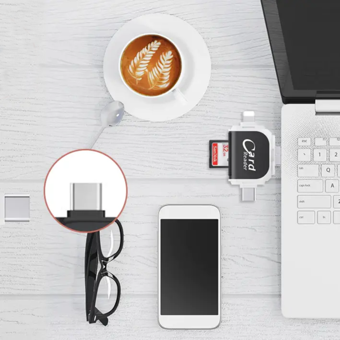 gadgets : SD-kaart - Multi-Port 4 in 1 Universele SD in van Pantino