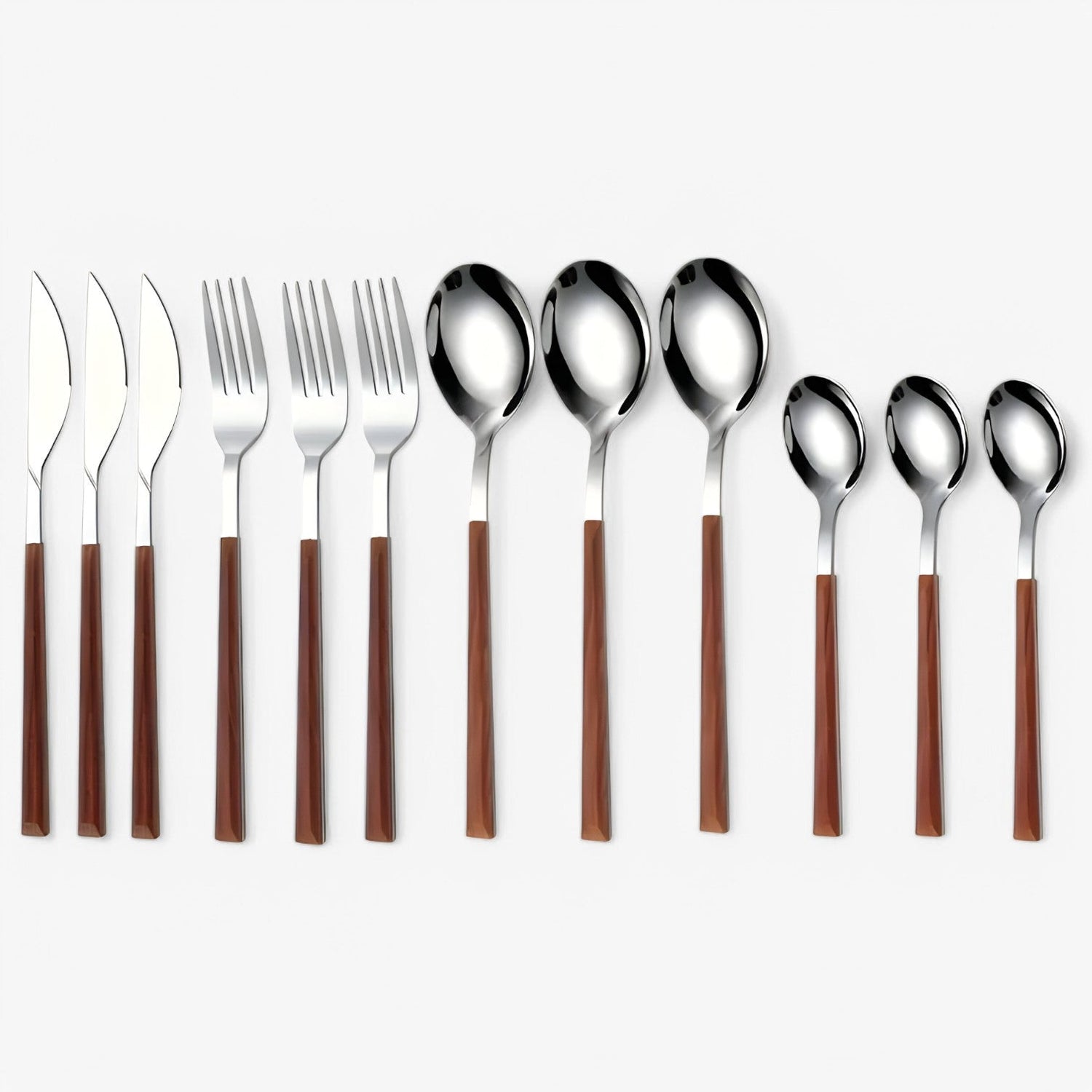 12-delige bestekset met houten handgrepen keuken 2026